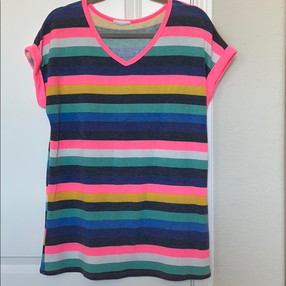 Boutique Pink/Multi Top